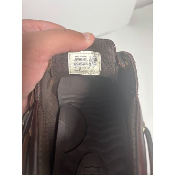 Sperry Billfish Boat Shoes Gold Cap Brown Leather Plushwave 8.5 Men's Preppy - Picture 6 of 6